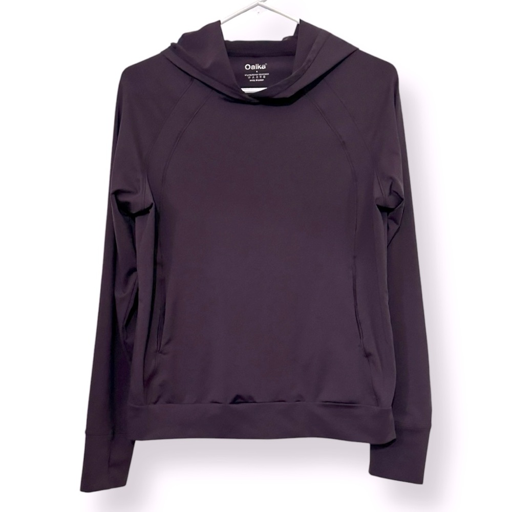 Oalka Women's Purple Hoodie